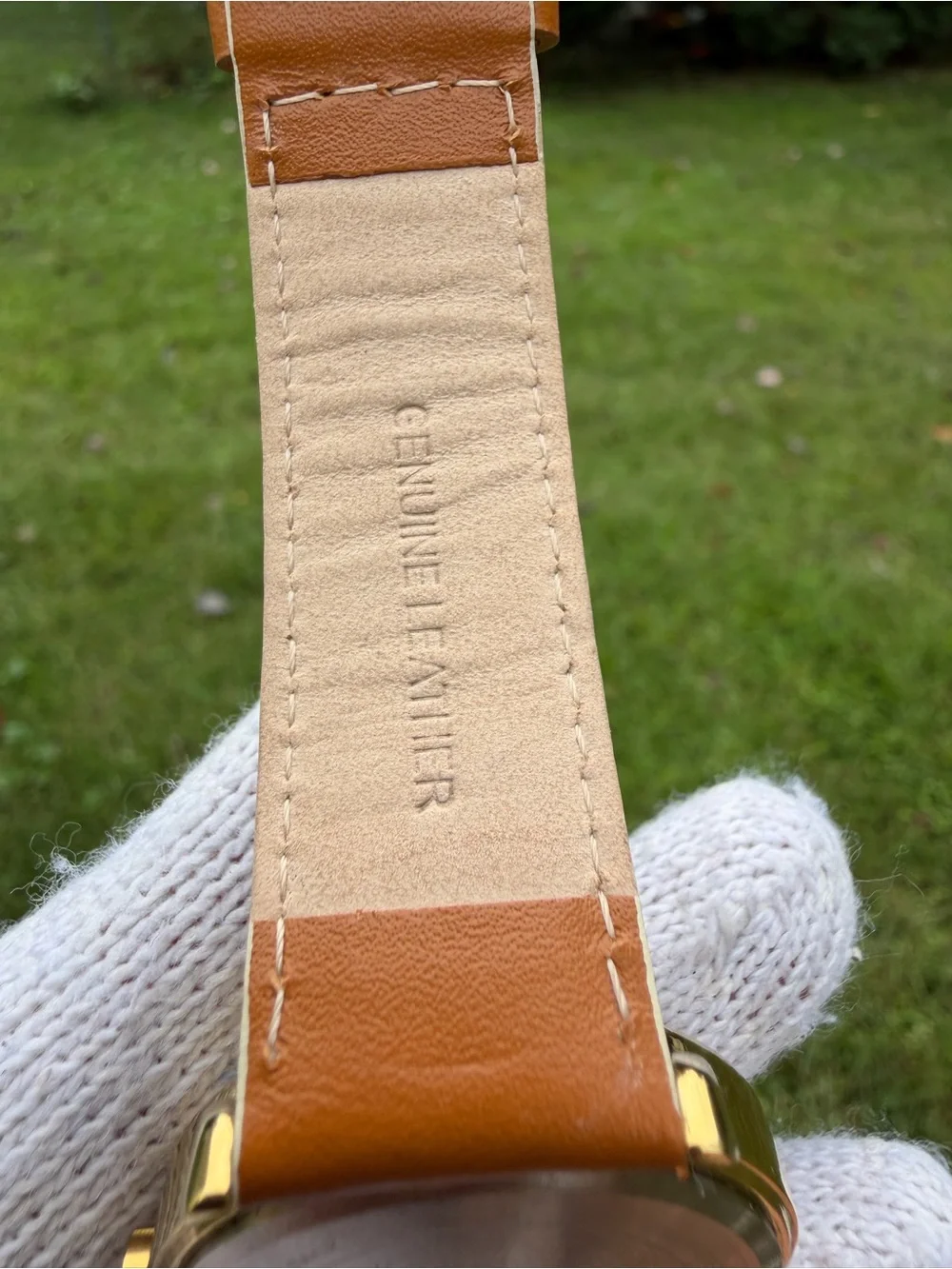 Timex Easy Reader 38mm Watch Gold Tone Case Cream Dial Brown Leather TW2R62700